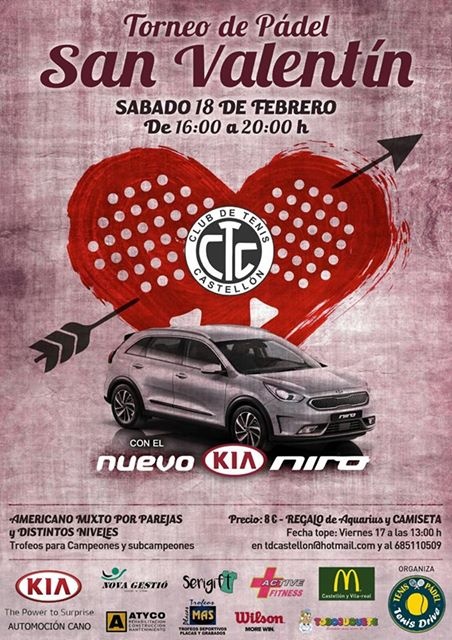 TORNEO PÁDEL SAN VALENTÍN